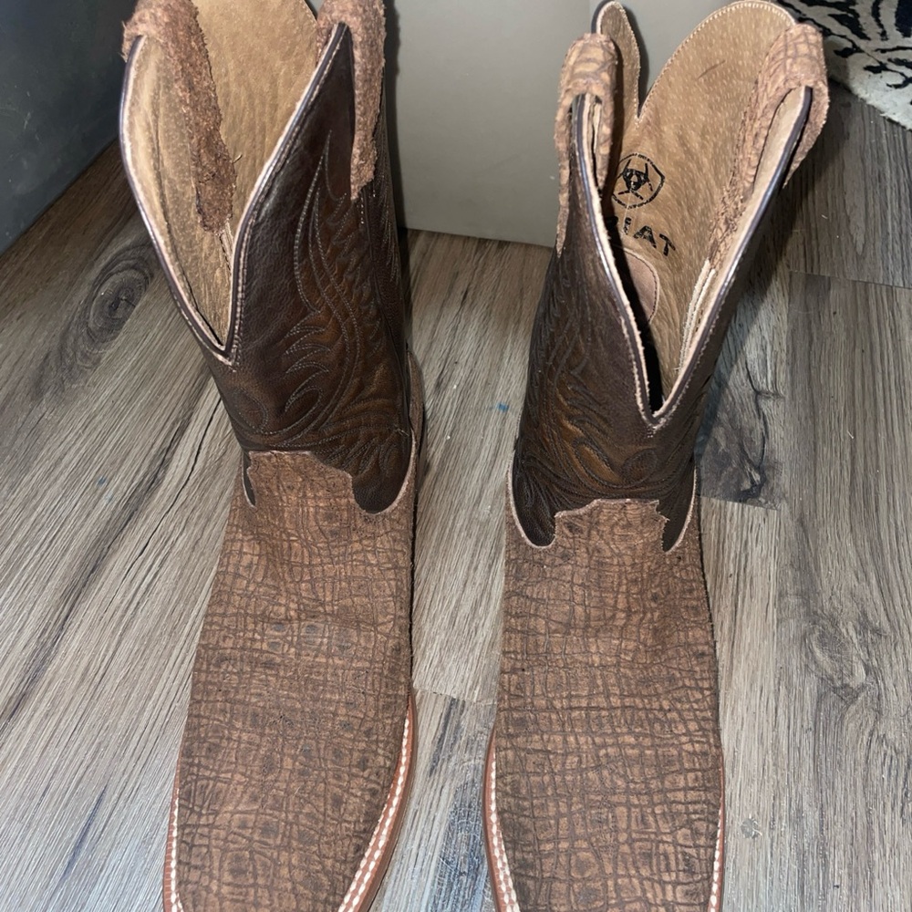 Ariat Men's Circuit Paxton Western Boots Square Toe, Size 12D, Brown